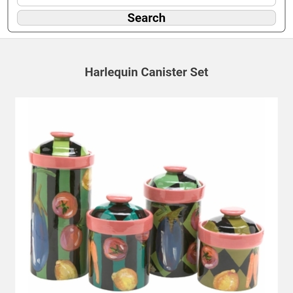 Multicolor Canister Set